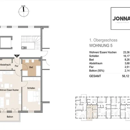 Apartament Logierhaus Jonna Whg 05 *
